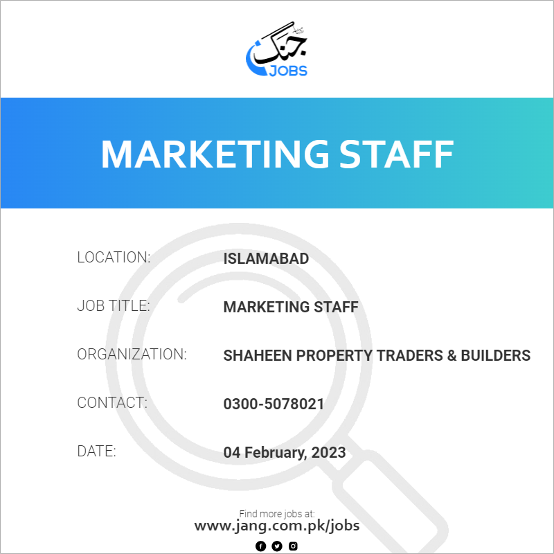 Marketing Staff 