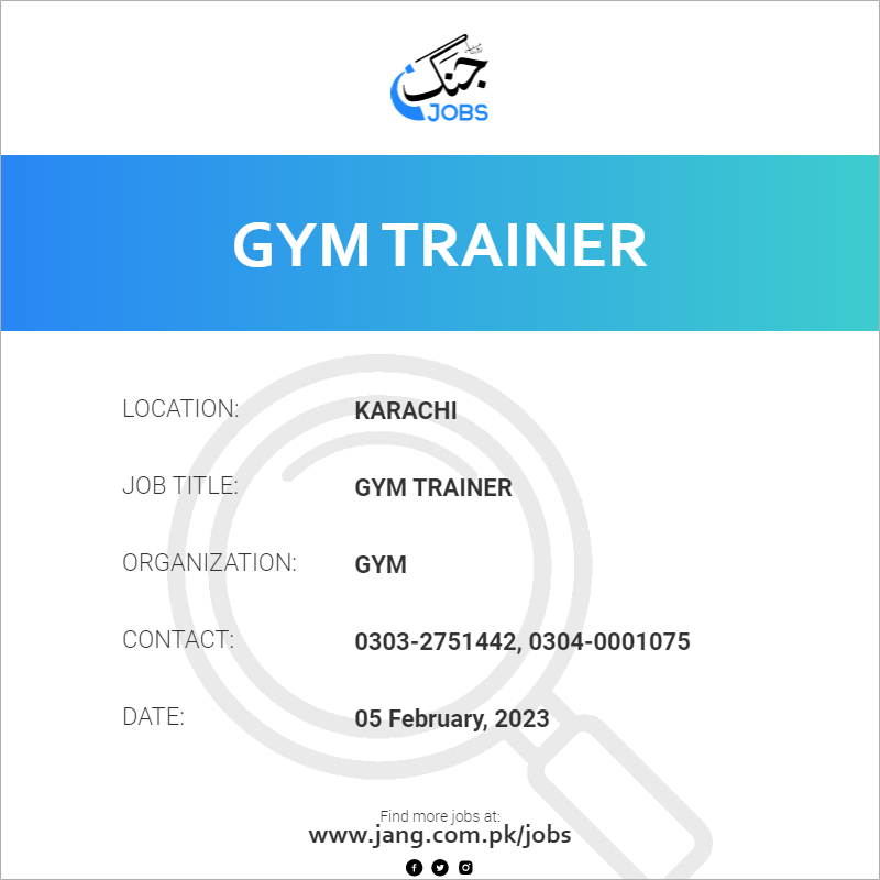 Gym Trainer