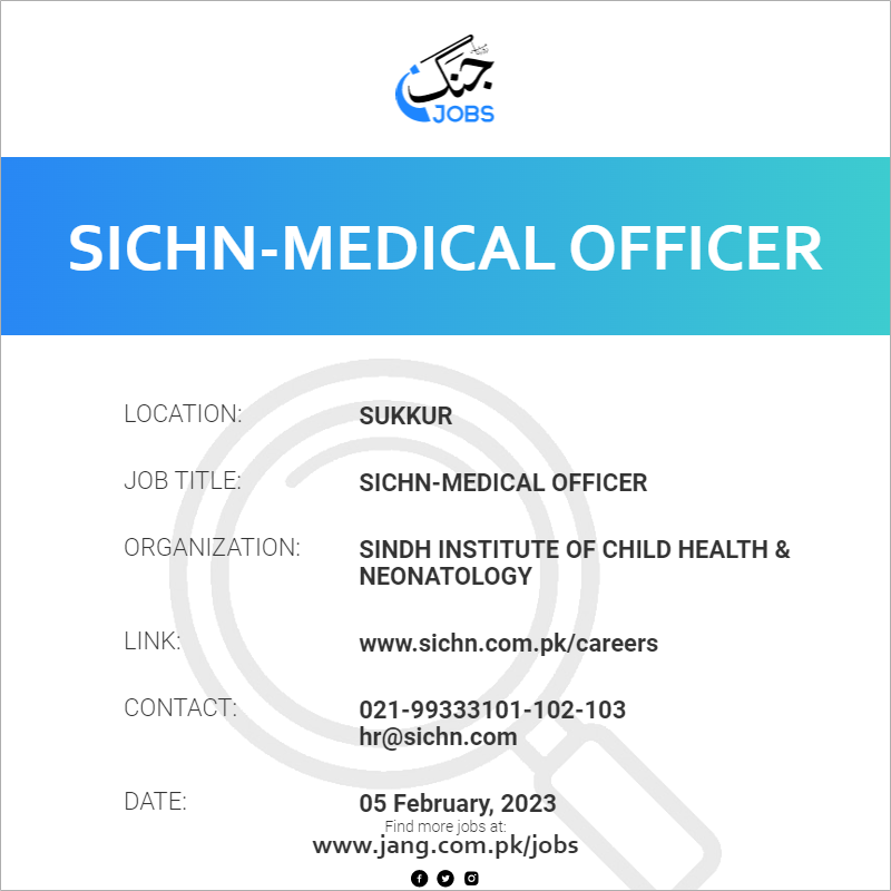 SICHN-Medical Officer