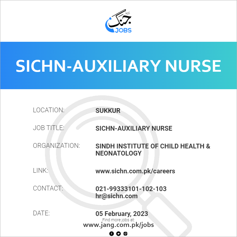 SICHN-Auxiliary Nurse