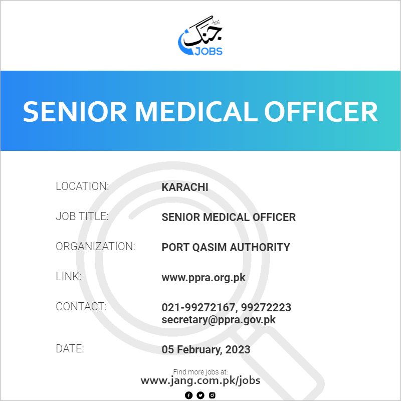 Senior Medical Officer