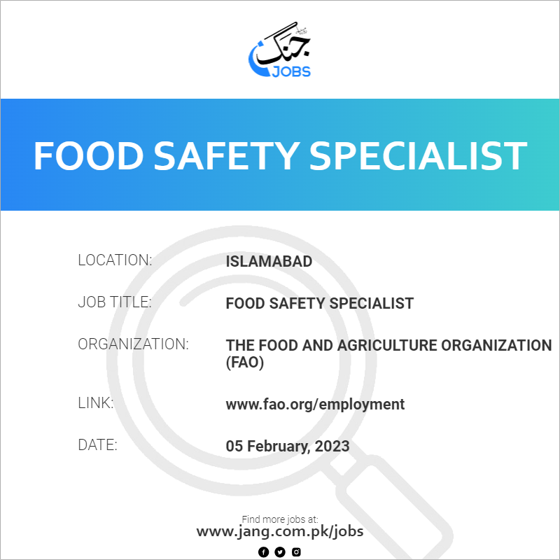 Food Safety Specialist