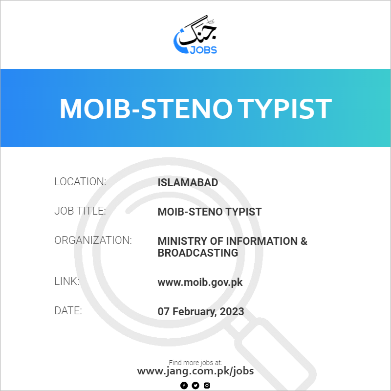 MOIB-Steno typist