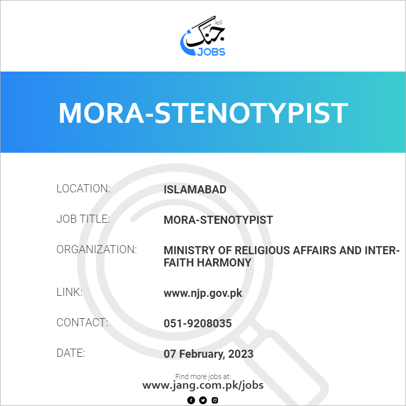 MORA-Stenotypist