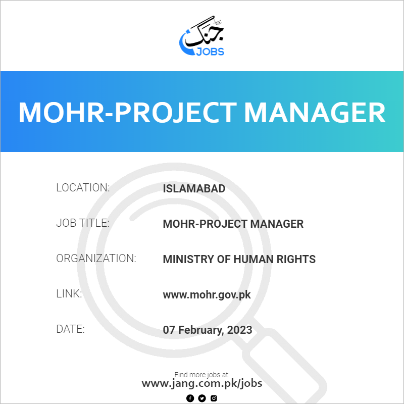 MOHR-Project Manager