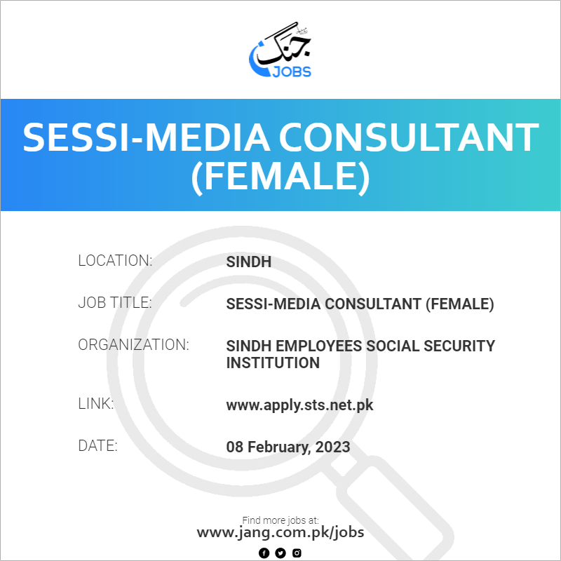 SESSI-Media Consultant (Female)