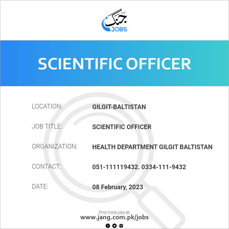 Scientific Officer