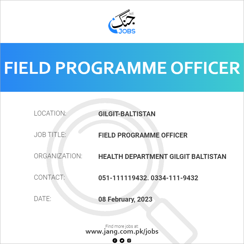 Field Programme Officer 