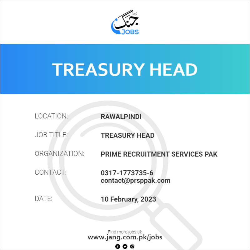 head of treasury salary in dubai