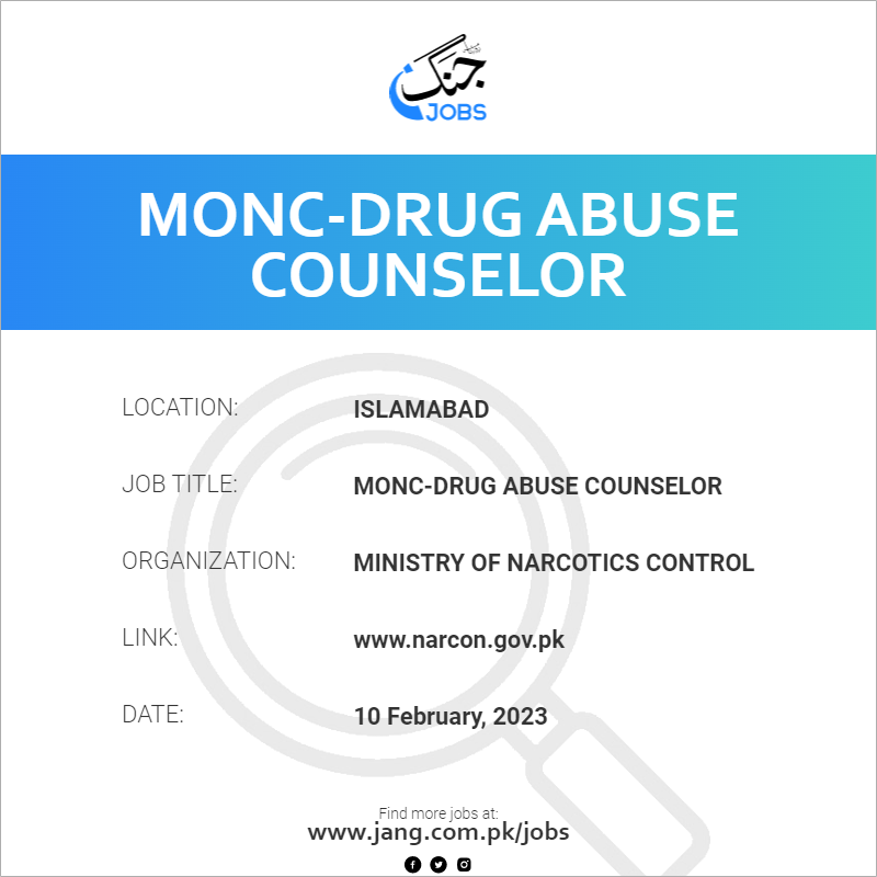 MONC-Drug Abuse Counselor