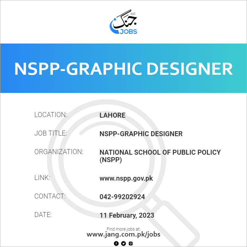 NSPP-Graphic Designer