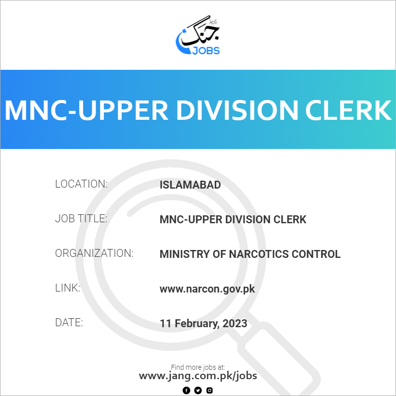 MNC-Upper Division Clerk