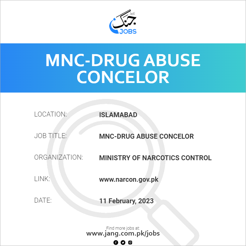 MNC-Drug Abuse Concelor
