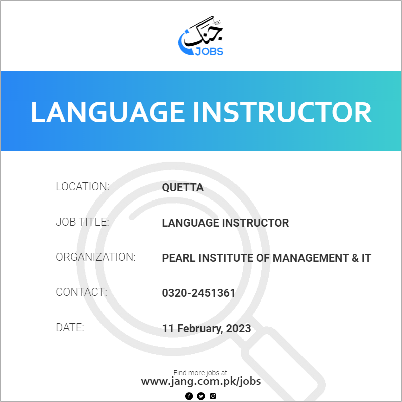 Language Instructor