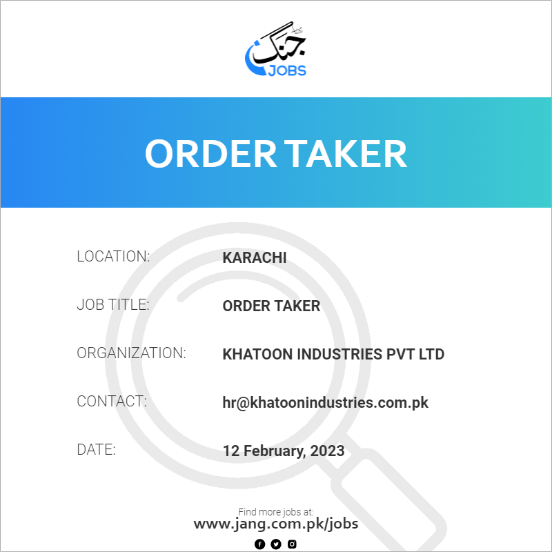 Order Taker