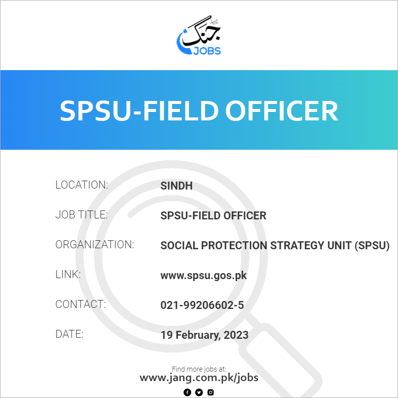 SPSU-Field Officer