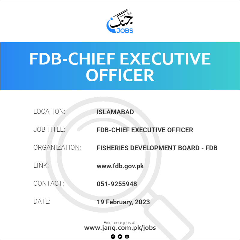 FDB-Chief Executive Officer