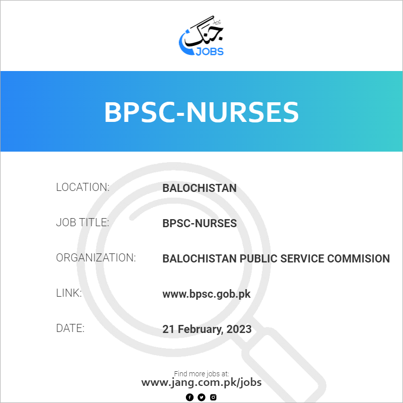 BPSC-Nurses
