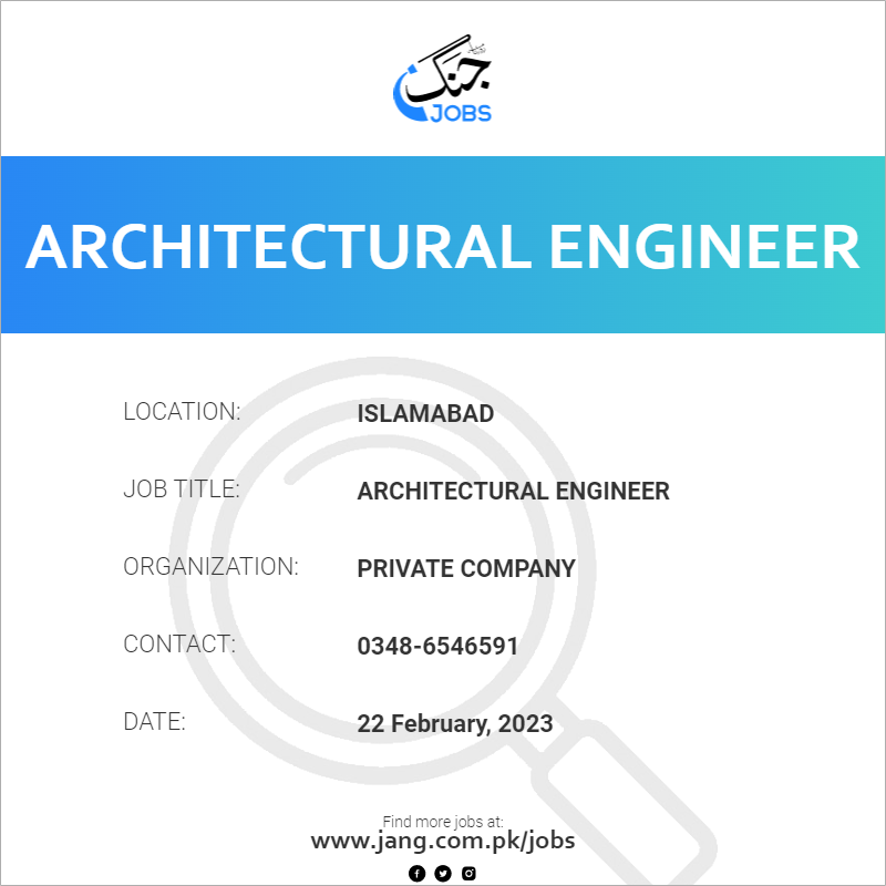 Architectural Engineer