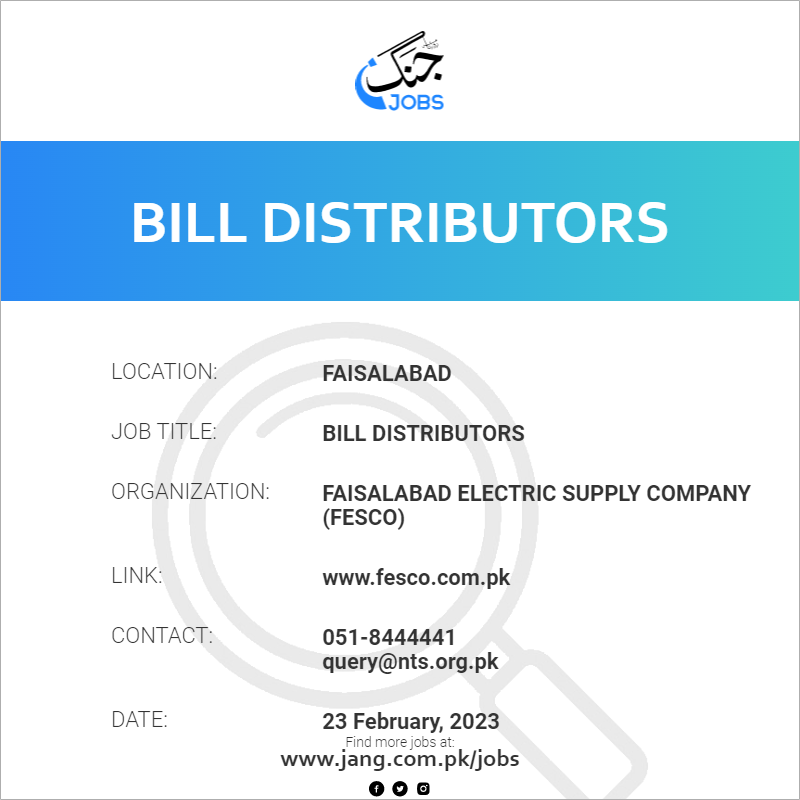 Bill Distributors