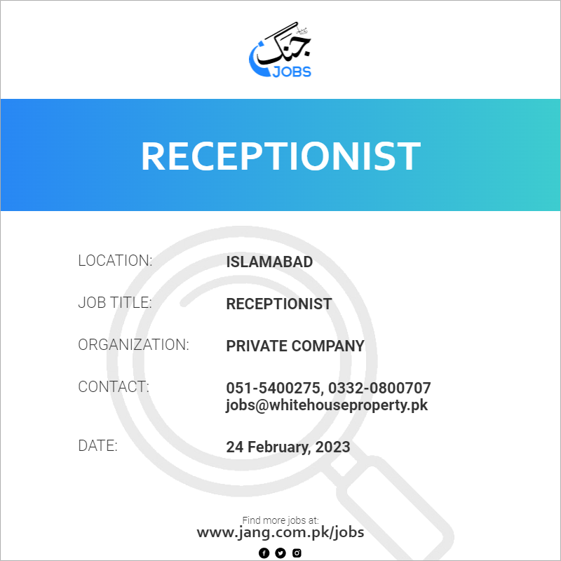 Receptionist