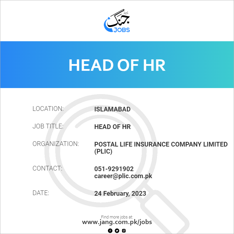 Head Of HR