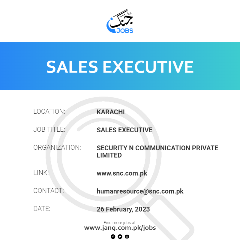 Sales Executive