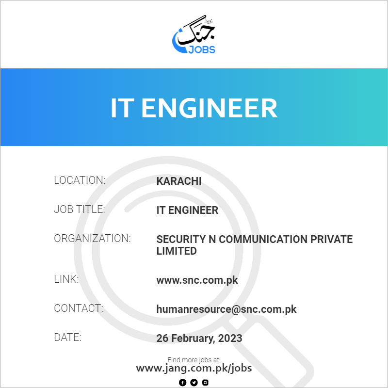 IT Engineer