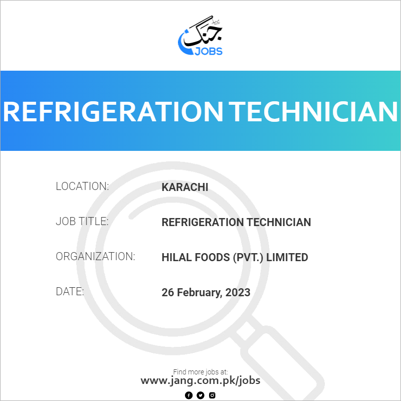 Refrigeration Technician