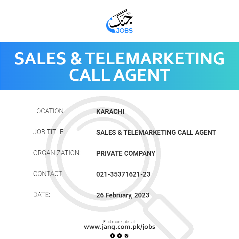 Sales & Telemarketing Call Agent