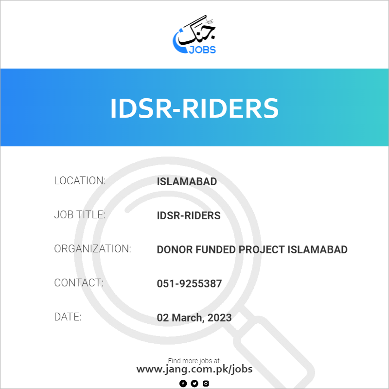 IDSR-Riders