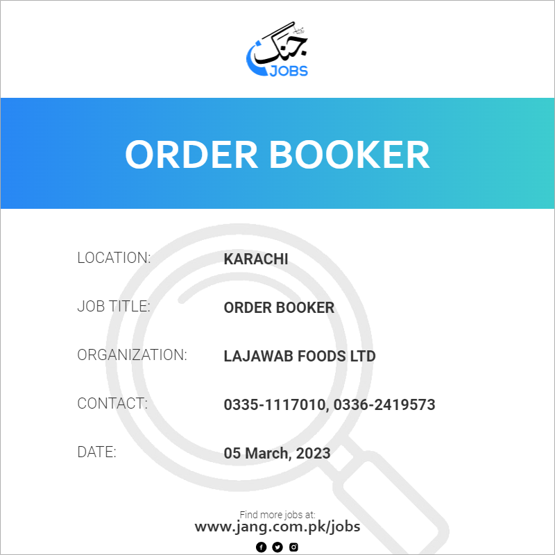 Order Booker