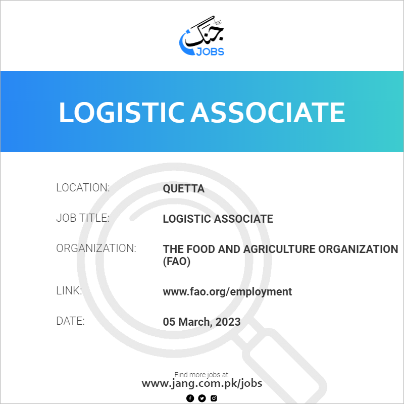 Logistic Associate