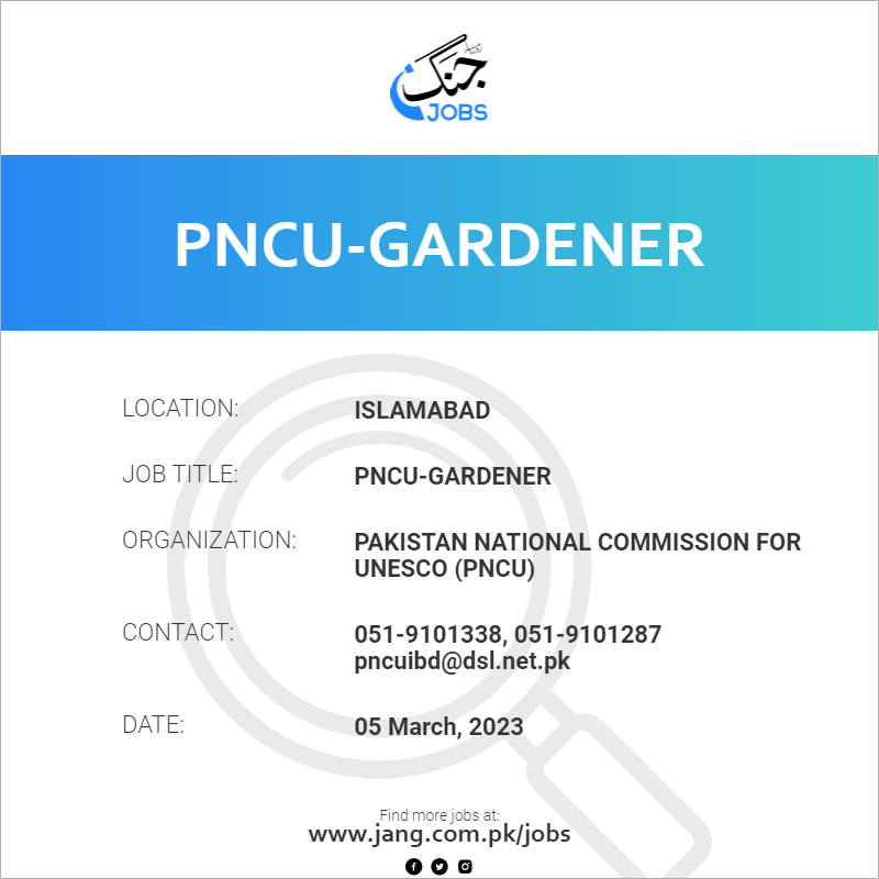 PNCU-Gardener