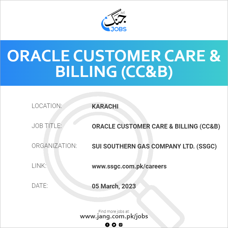 Oracle Customer Care & Billing (CC&B)