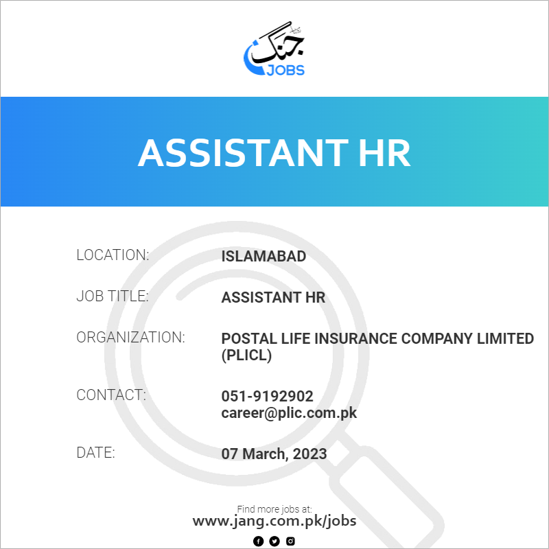 Assistant HR