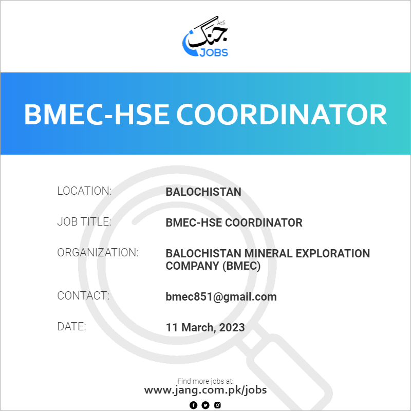 BMEC-HSE Coordinator