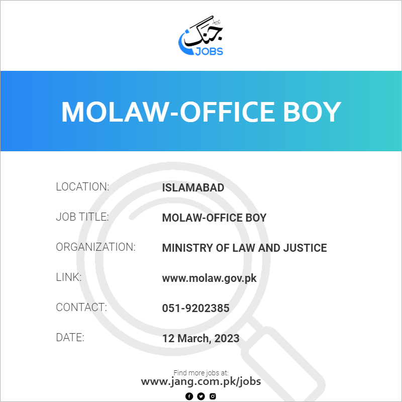 MOLAW-Office Boy