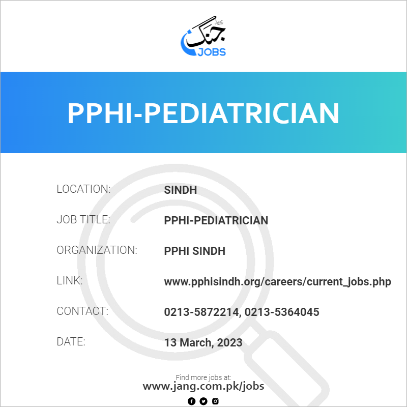 PPHI-Pediatrician