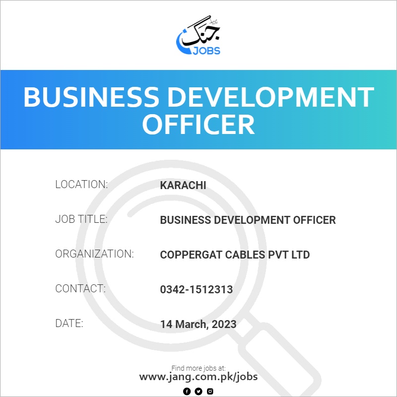 Business Development Officer