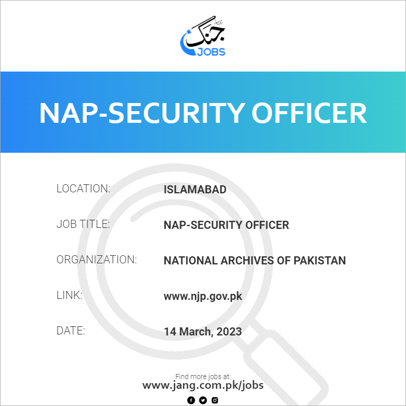 NAP-Security Officer
