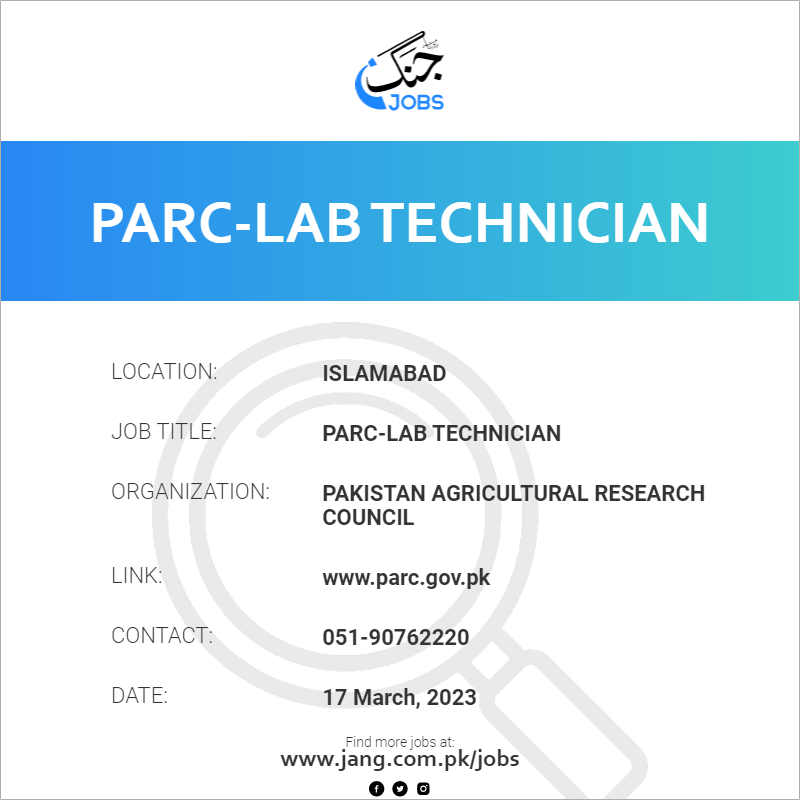 PARC-Lab Technician