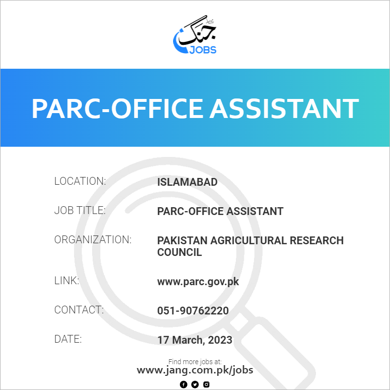 PARC-Office Assistant