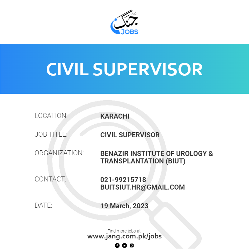 Civil Supervisor