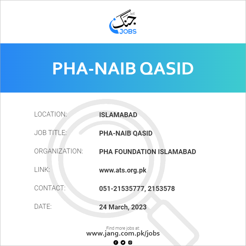 PHA-Naib Qasid