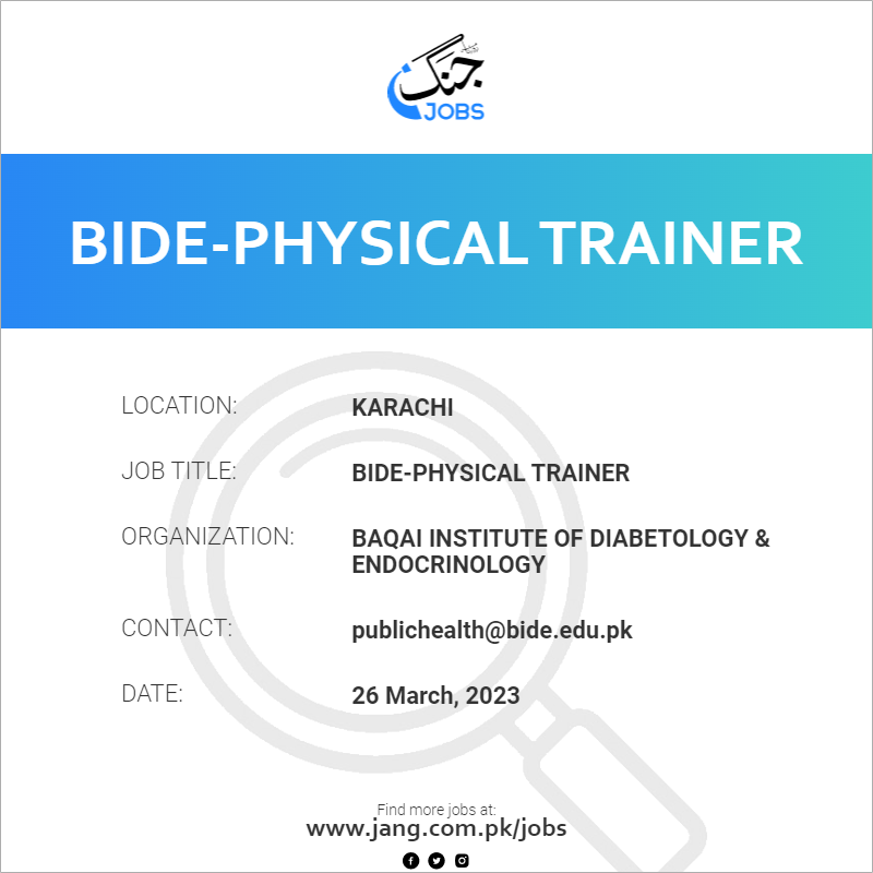 BIDE-Physical Trainer