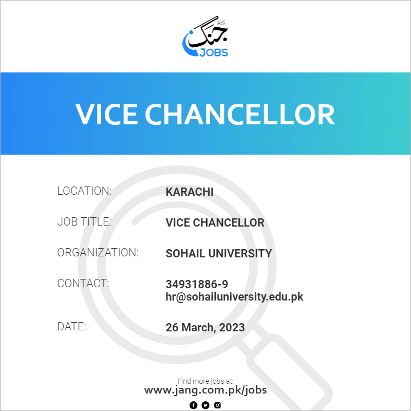 Vice Chancellor