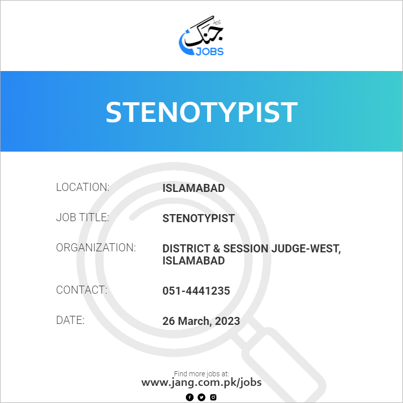 Stenotypist