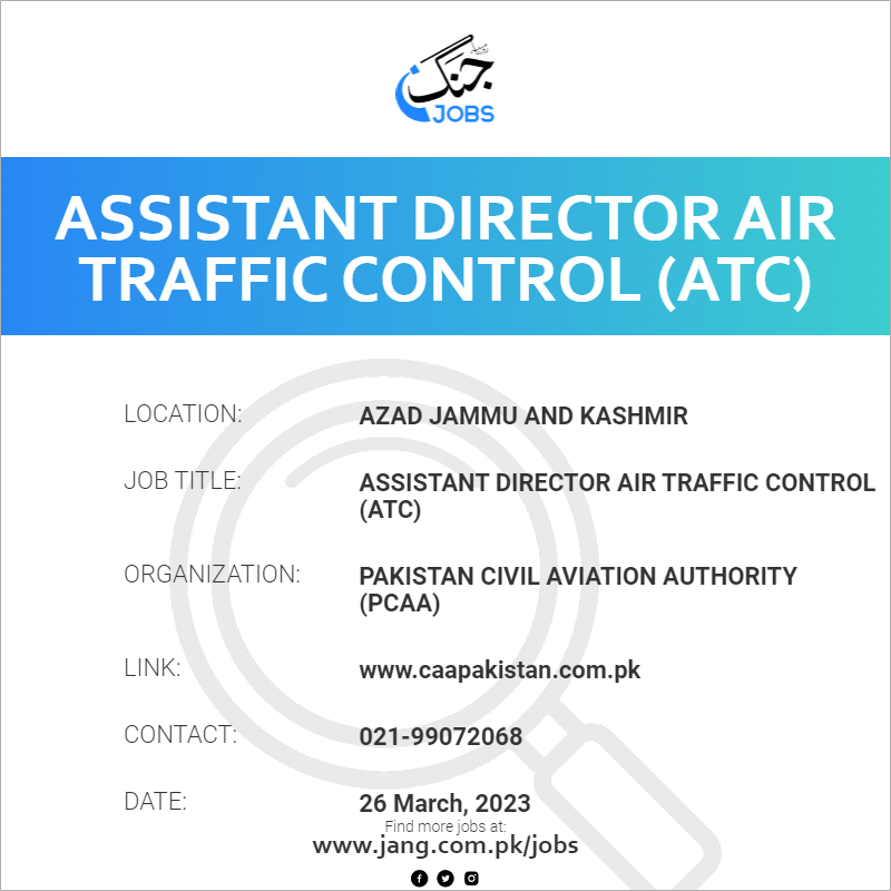 Assistant Director Air Traffic Control (ATC)