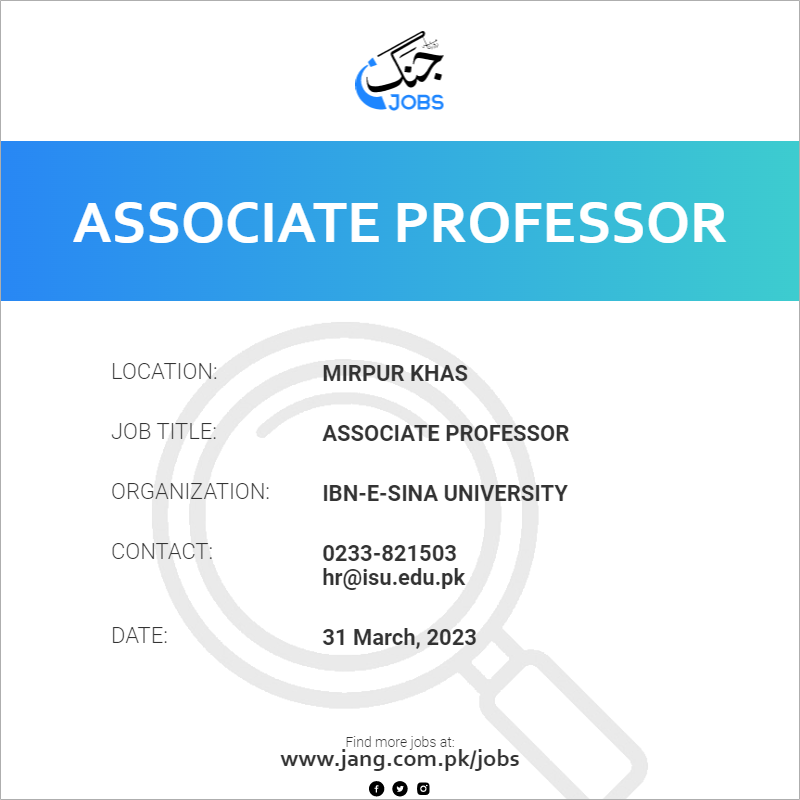 Associate Professor